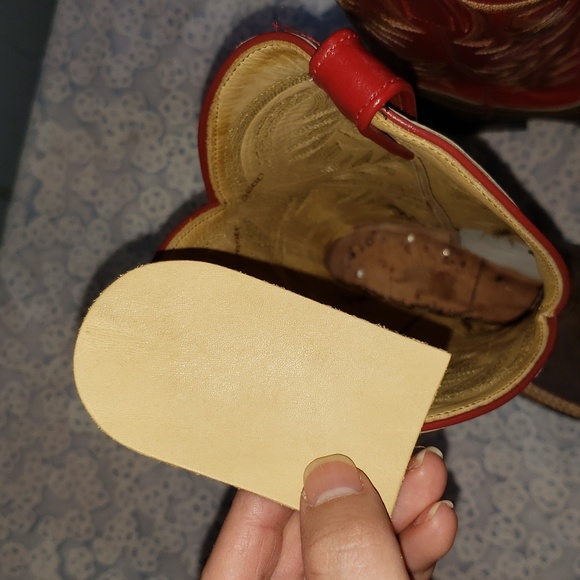 Anderson Bean Tall Boots Red Boots Embroidered Boots Cowgirl Boots Western Rodeo - Picture 10 of 17